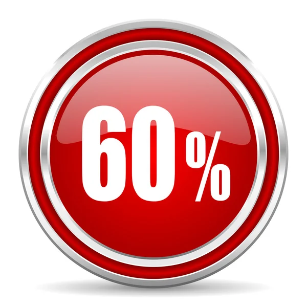 60 percent icon — Stock Photo, Image