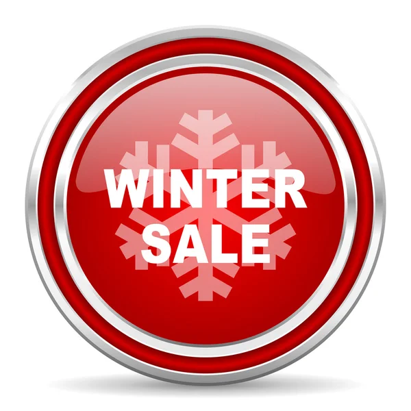 Winter sale icon — Stock Photo, Image