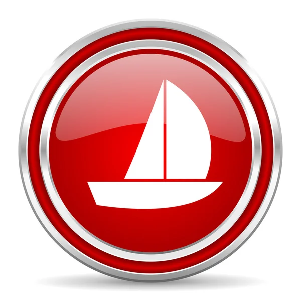 Ikona jacht — Zdjęcie stockowe
