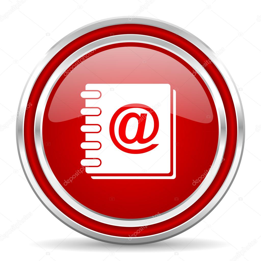 Address book icon — Stock Photo © alexwhite 30753865