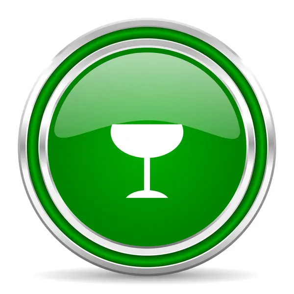 Glass icon — Stock Photo, Image