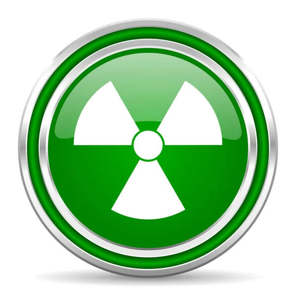 Ícone de radiação — Fotografia de Stock