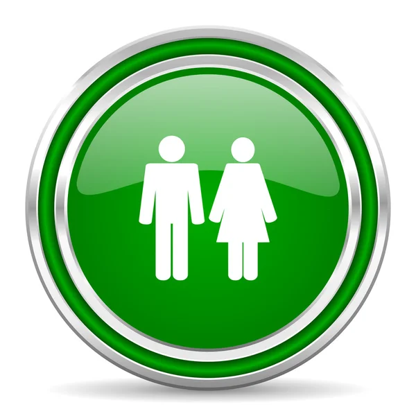 Couple icon — Stock Photo, Image