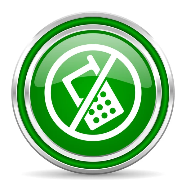 No phones icon — Stock Photo, Image