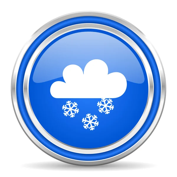 Snowing icon — Stock Photo, Image