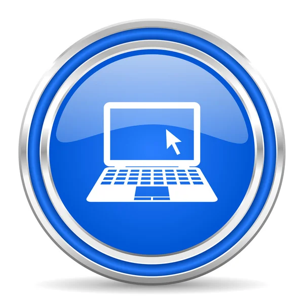 Laptop pictogram — Stockfoto