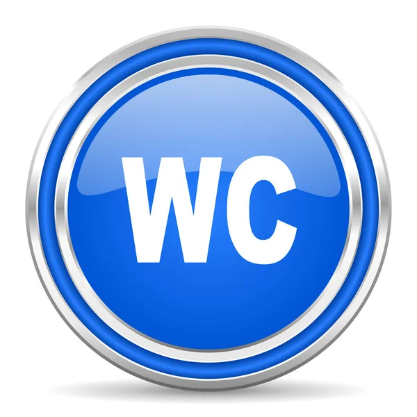 Wc icono — Foto de Stock