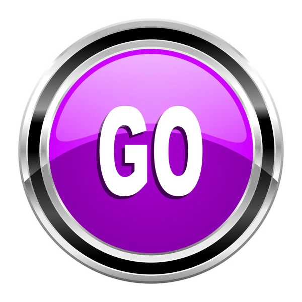 Go icon — Stock Photo, Image