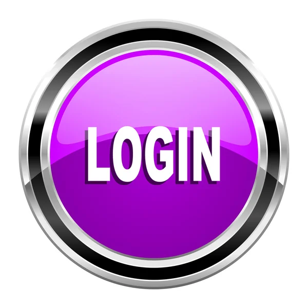 Ícone de login — Fotografia de Stock