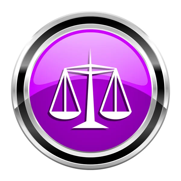 Justice icon — Stock Photo, Image