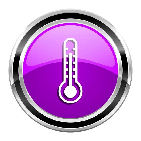Термометр значок — стокове фото