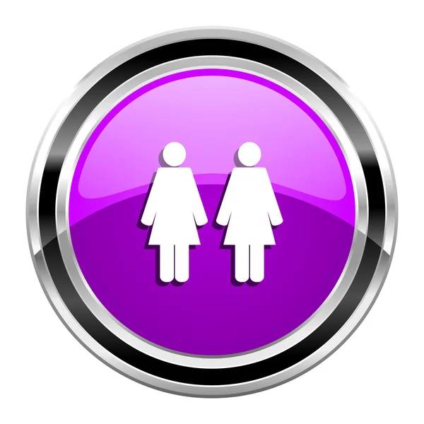 Couple icon — Stock Photo, Image