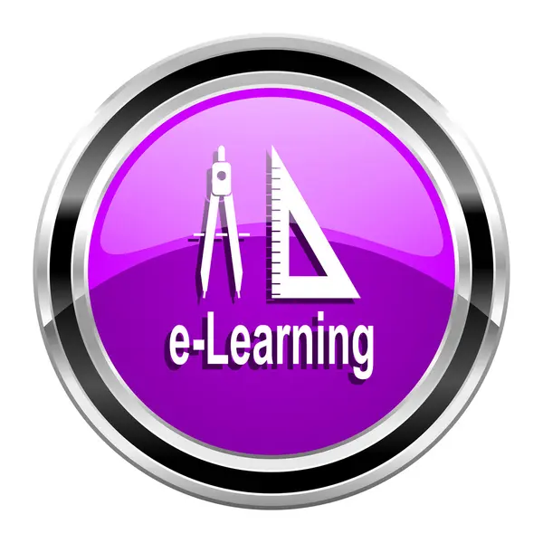 E-학습 아이콘 — 스톡 사진