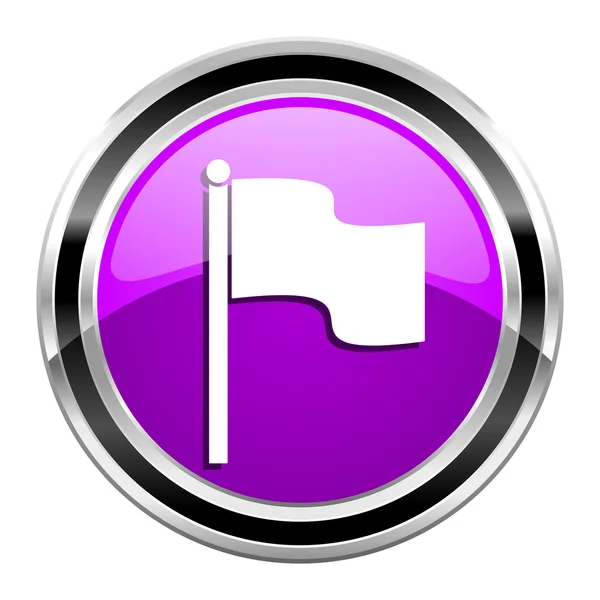 Zászló ikonra — Stock Fotó