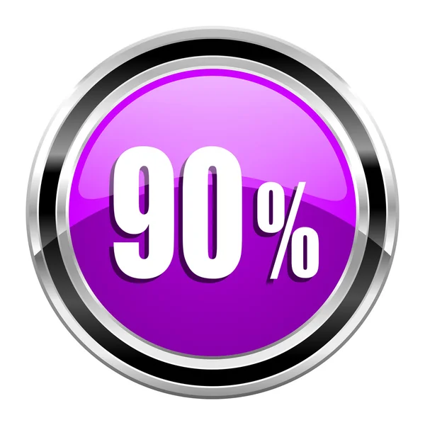 90-Prozent-Symbol — Stockfoto