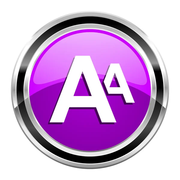 Alphabet icon — Stock Photo, Image