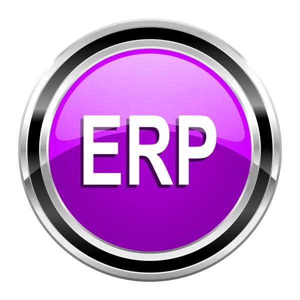 Icono erp — Foto de Stock