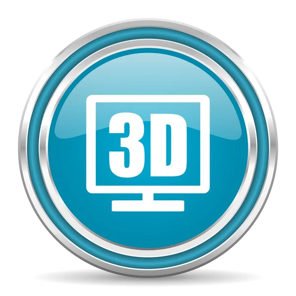 3d display icon — Stock Photo, Image