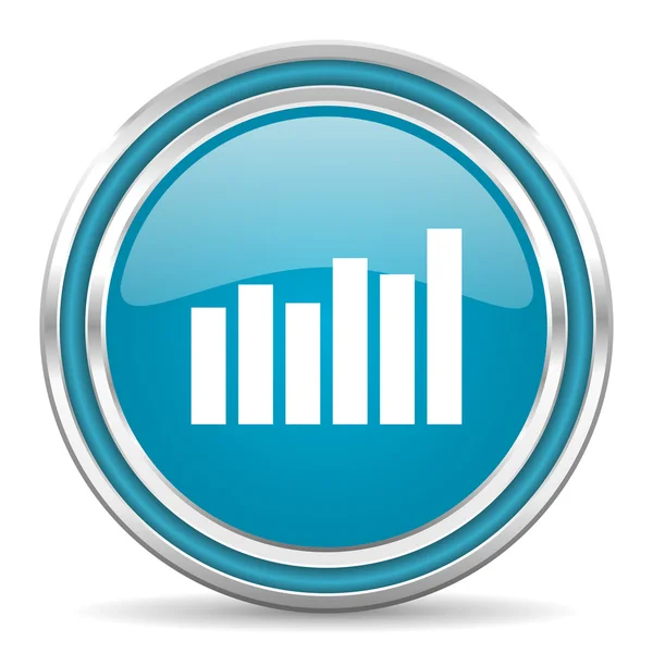 Bar graph icon — Stock Photo, Image