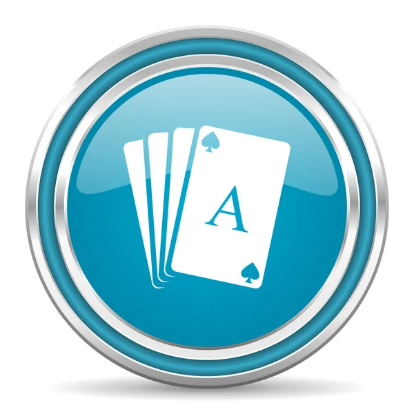 Hrací karty ikona — Stock fotografie