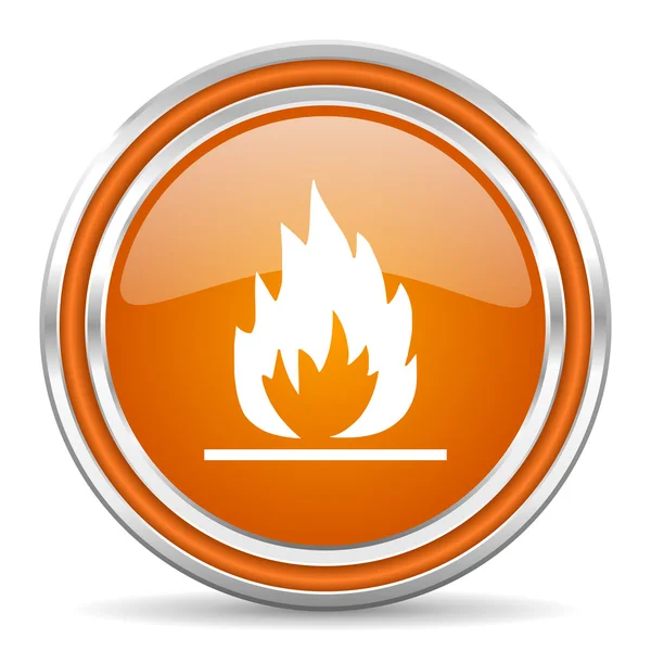 Ikone der Flamme — Stockfoto