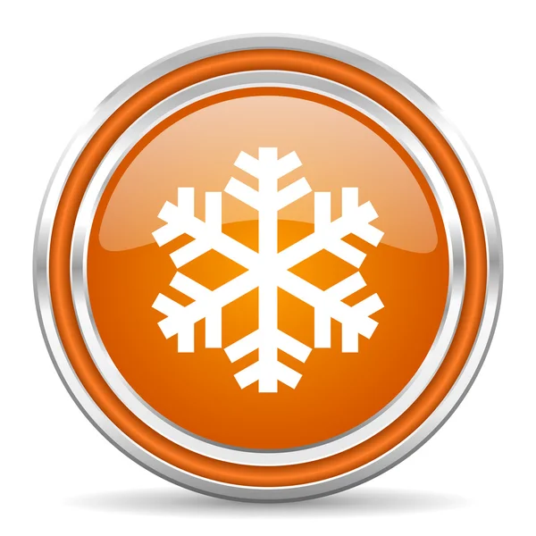 Snow icon — Stock Photo, Image