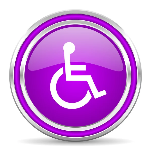Icono de silla de ruedas — Foto de Stock