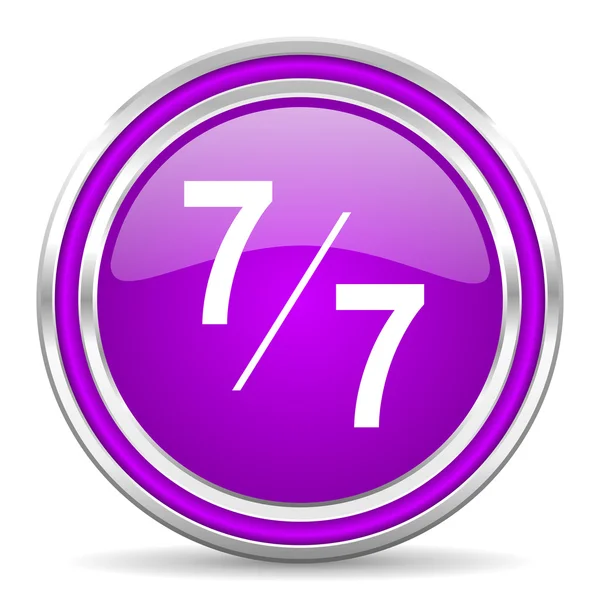 7 per 7 pictogram — Stockfoto