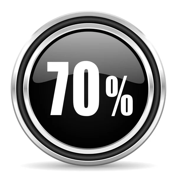 70 percent icon — Stock Photo, Image