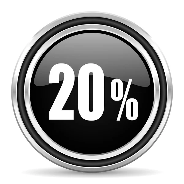 20 percent icon — Stock Photo, Image