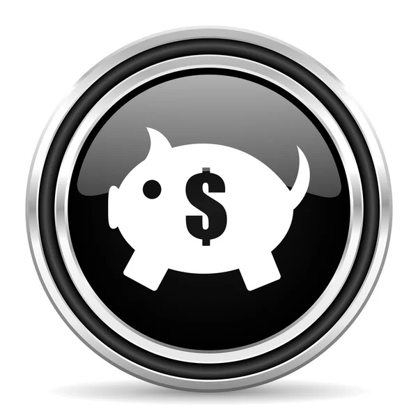 小猪银行图标 — 图库照片