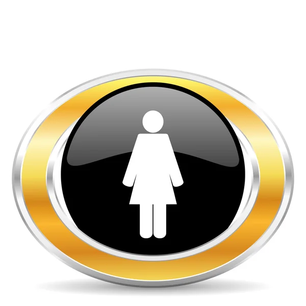 Female icon — Stock Photo, Image