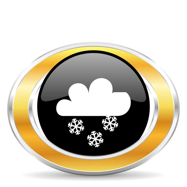 Sneeuw pictogram, — Stockfoto