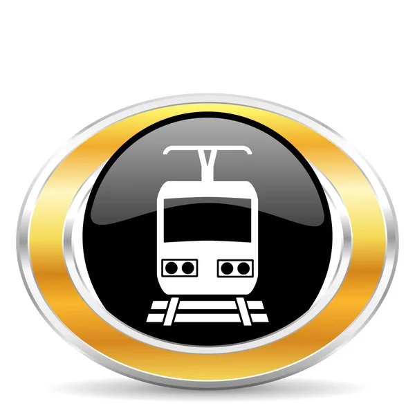 Икона поезда — стоковое фото