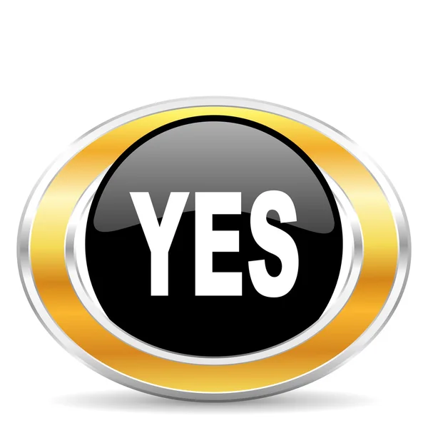 Yes icon, — Stock Photo, Image