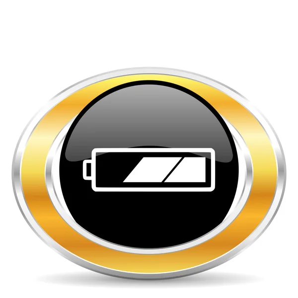 Batterij-icoon, — Stockfoto