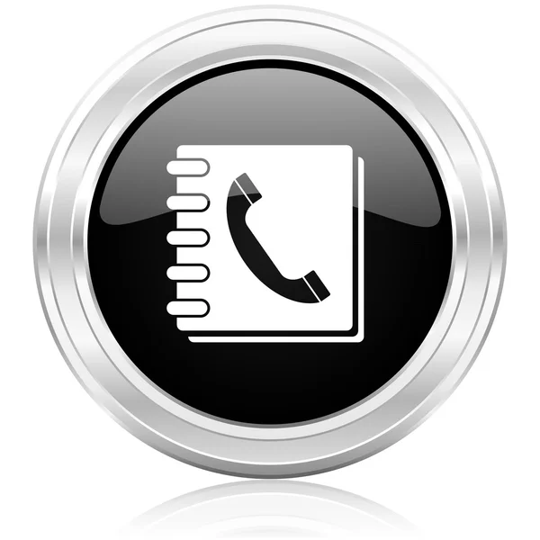 Telefon defteri simgesi — Stok fotoğraf