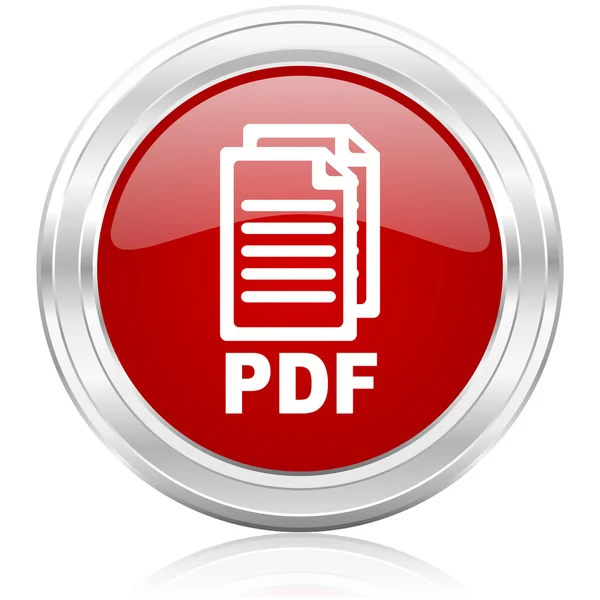 Icono Pdf, — Foto de Stock