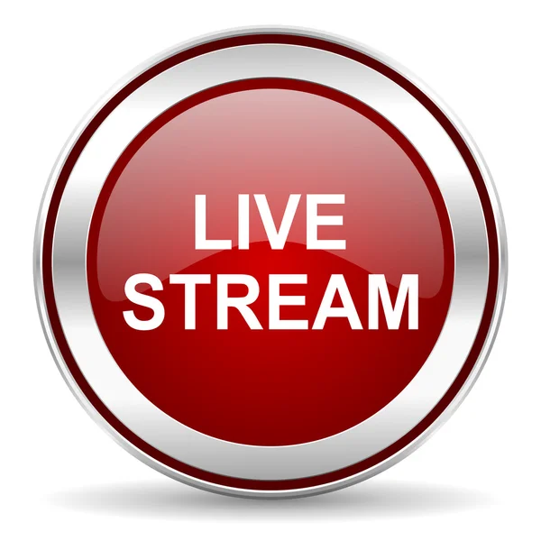 Live stream icon — Stock Photo, Image