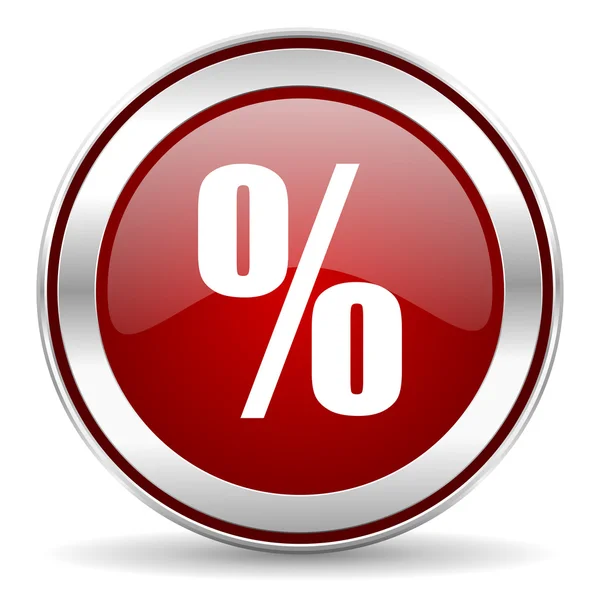 Percent icon — Stock Photo, Image