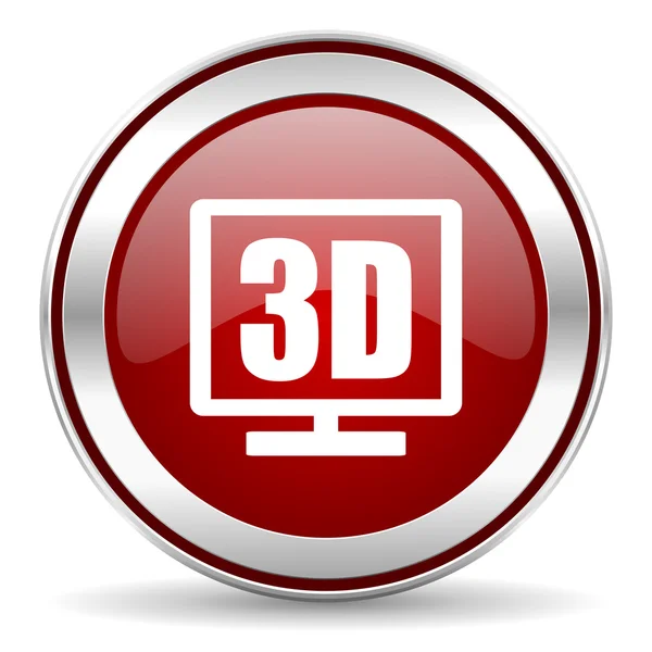 3D zobrazení Ikona — Stock fotografie