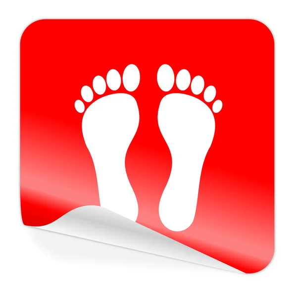 Ikona stopy — Zdjęcie stockowe