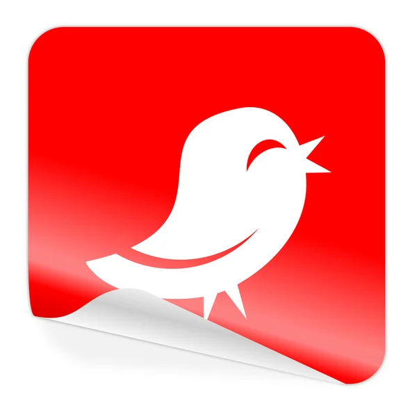 Icona di Twitter — Foto Stock