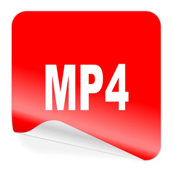 MP4-ikonen — Stockfoto