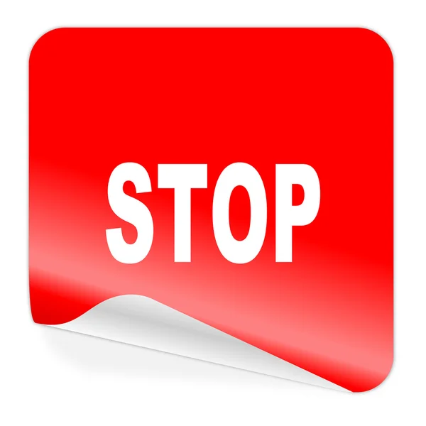 Stop icon — Stock Photo, Image