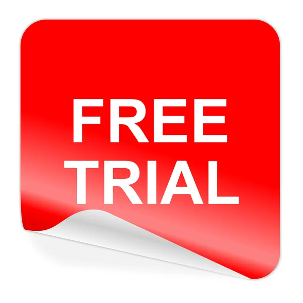 Free trial icon — Stock Photo, Image