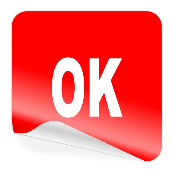 OK ícone — Fotografia de Stock