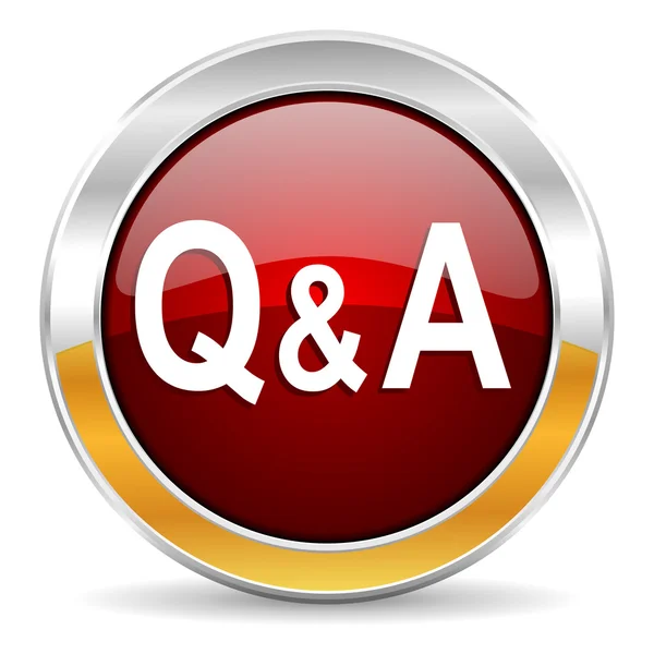 Question answer icon — Stock Photo, Image