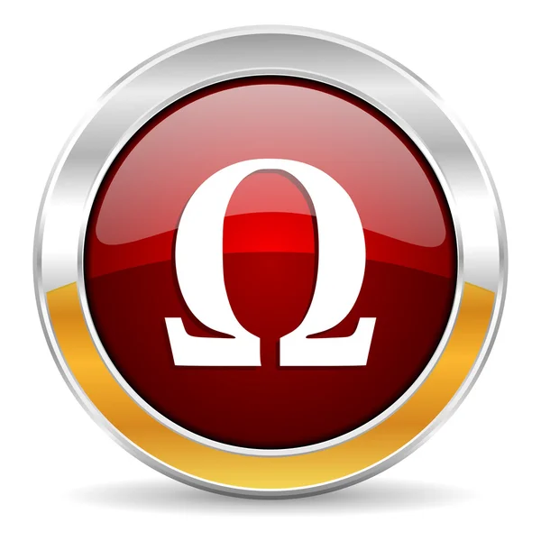 Omega icon — Stock Photo, Image