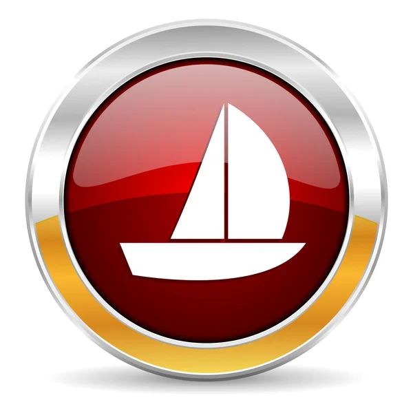Yacht-Ikone — Stockfoto